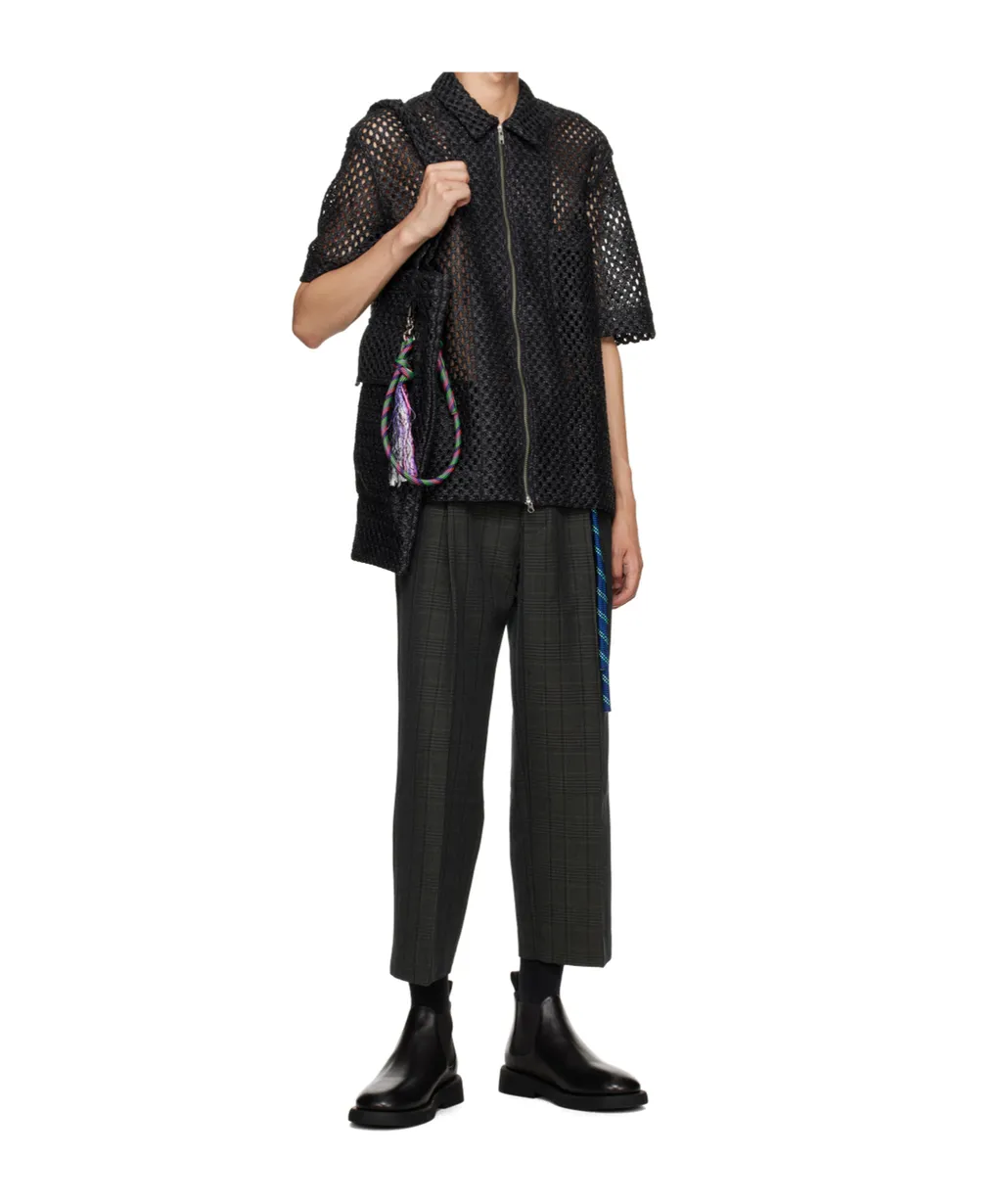 Perforated Zipped Shirt