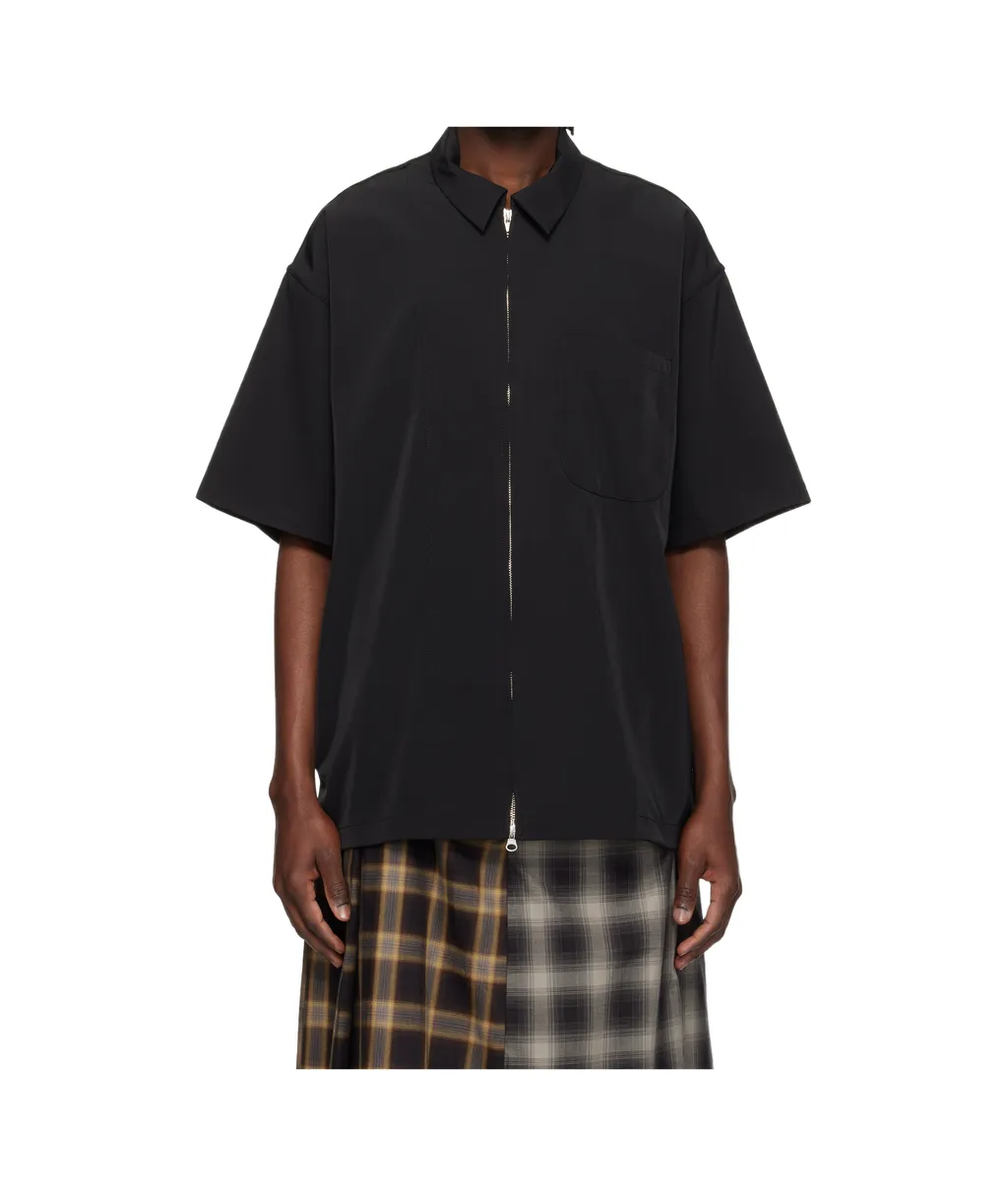 Logo Zip-Up Shirt