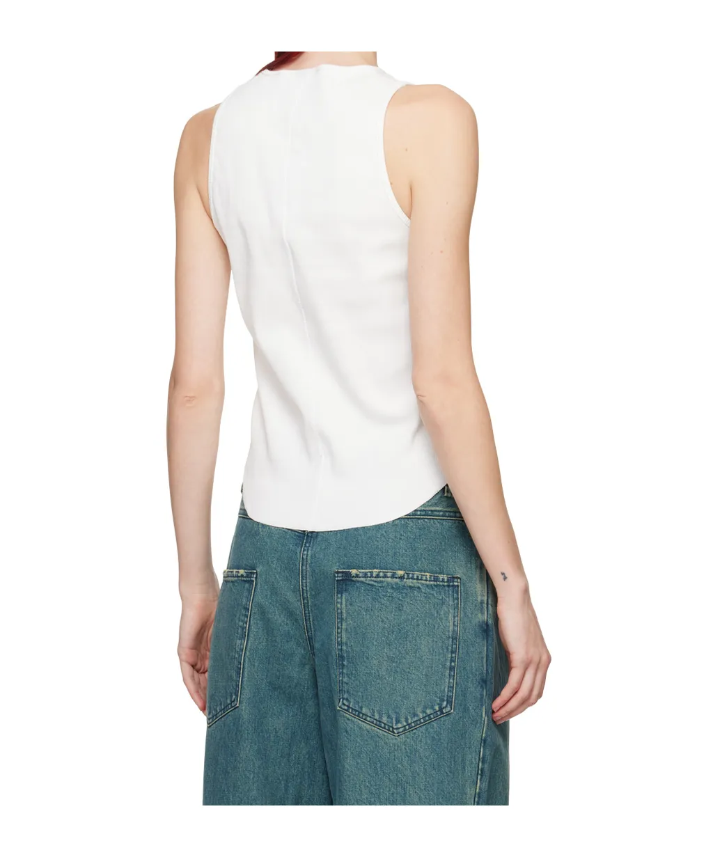 Round Neck Sleeveless Vest