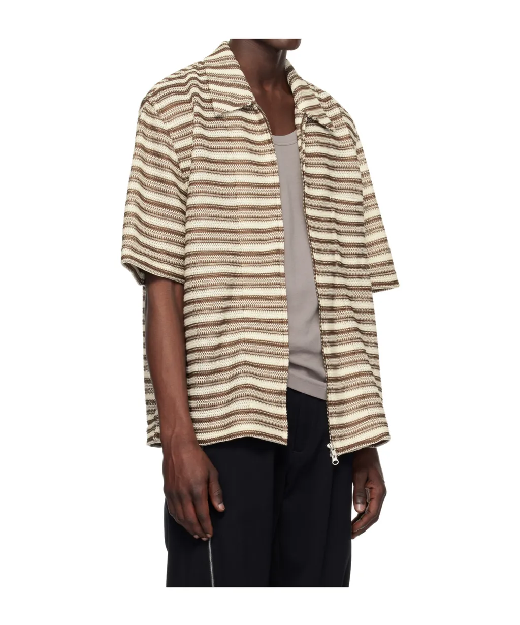 Jacquard Striped Shirt