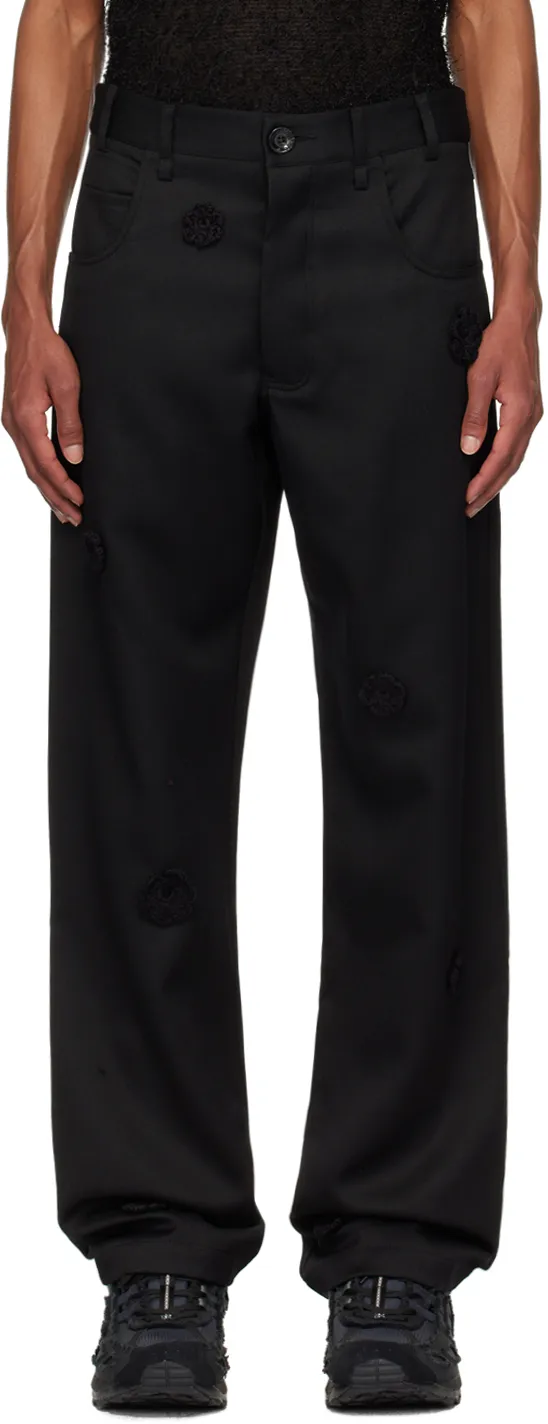 Belt-Loop Casual Pants