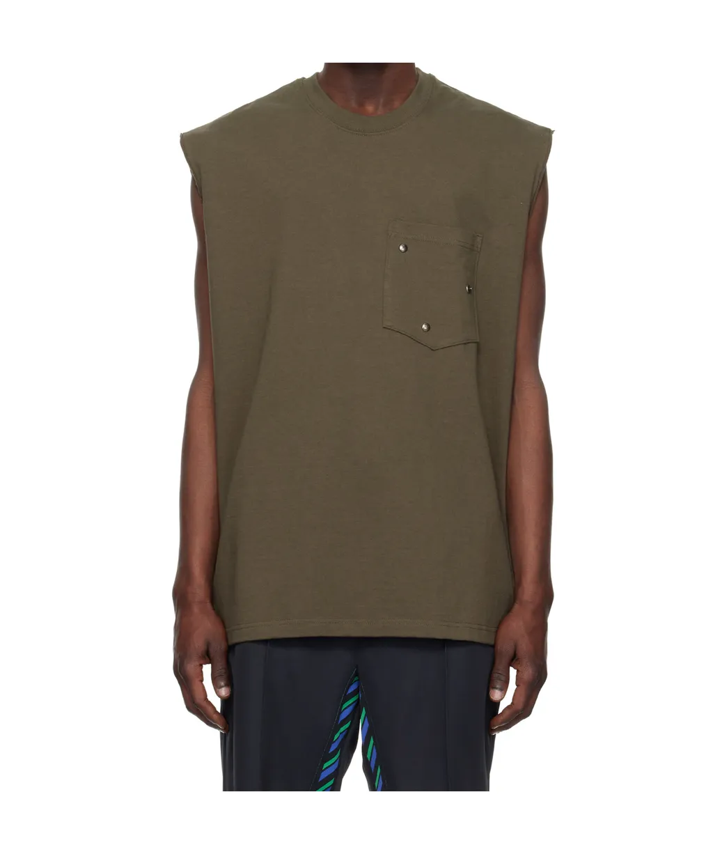 Sleeveless Pocket Tank Top