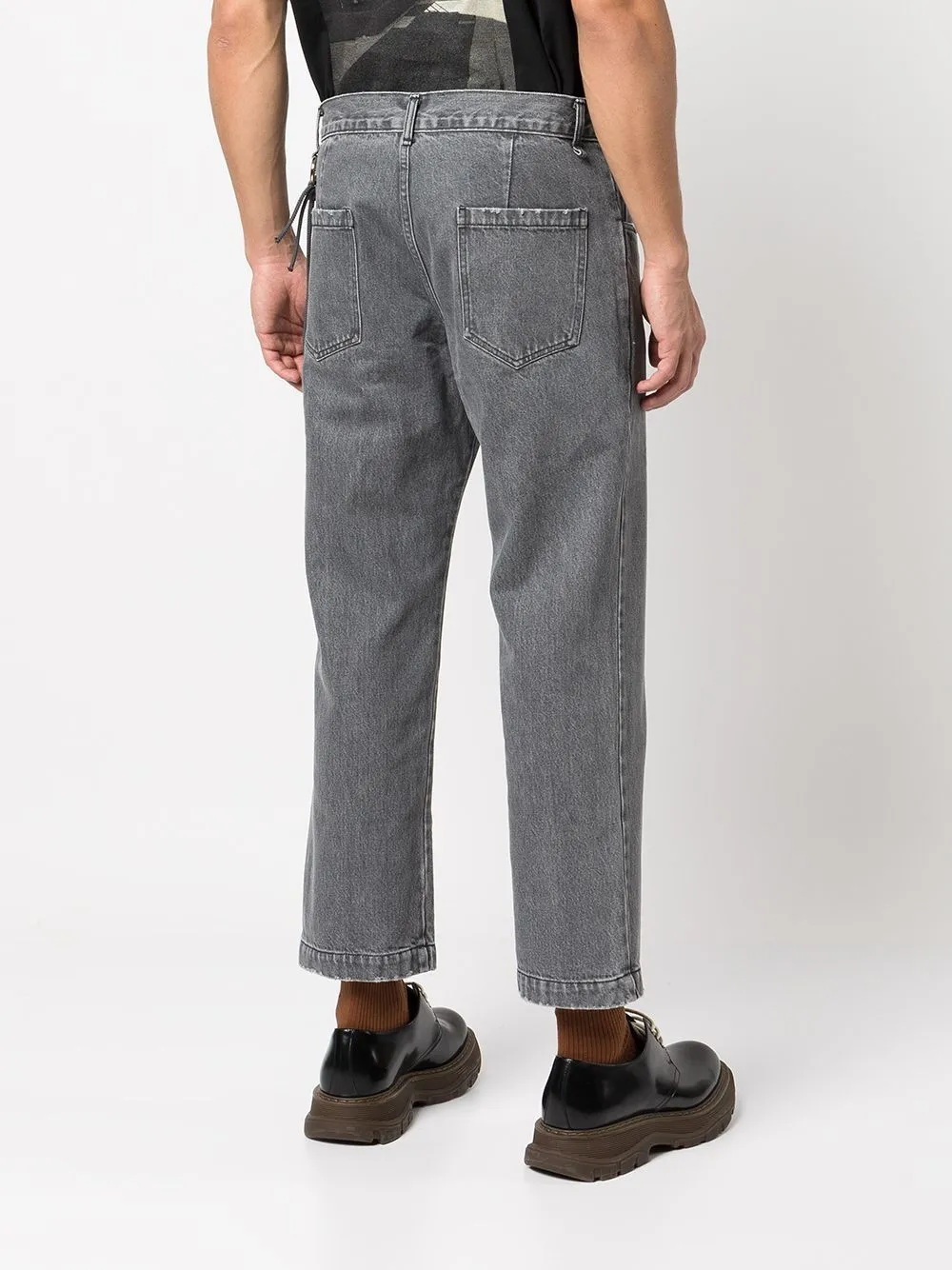 Straight-Leg Denim Jeans