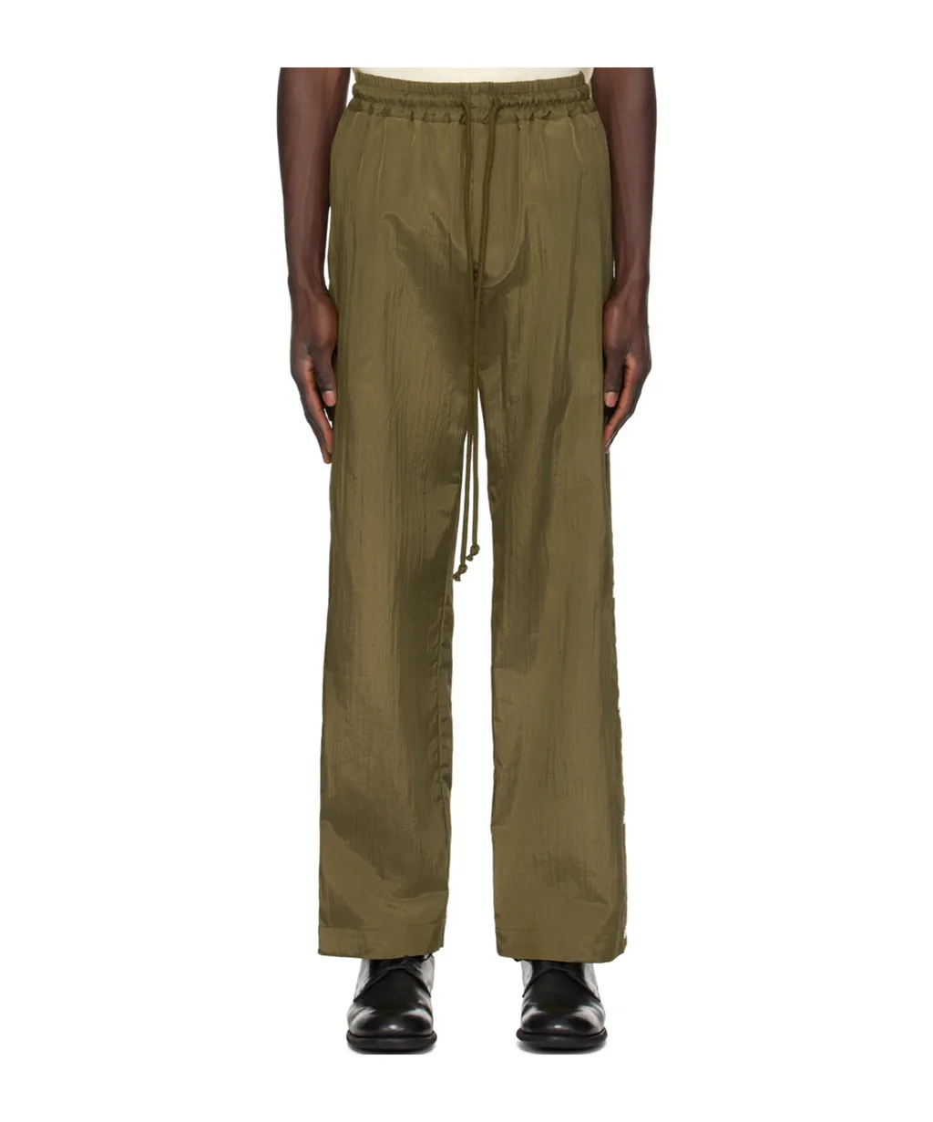 Logo-Studs Straight-Leg Trousers