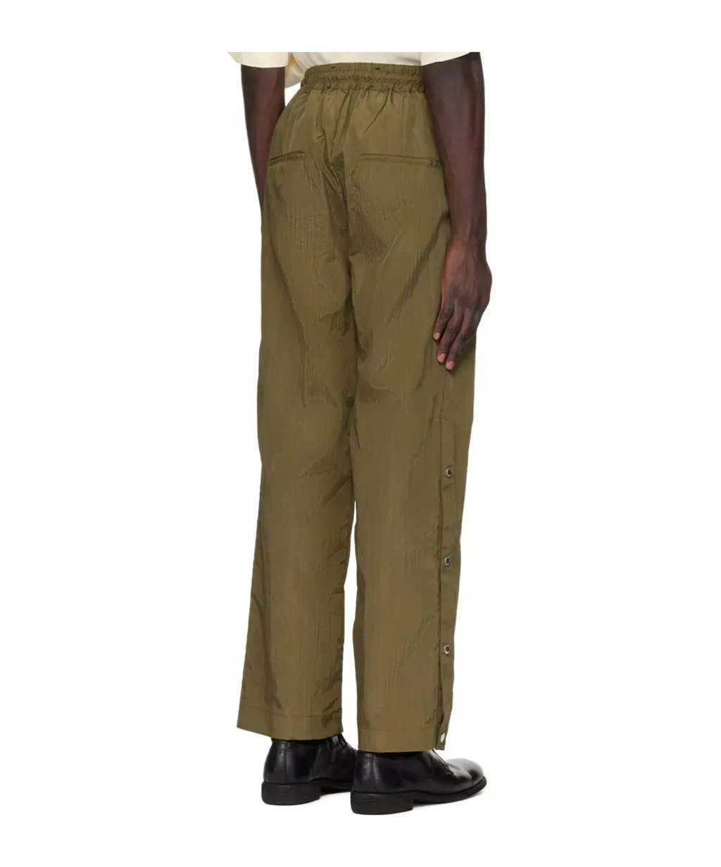 Logo-Studs Straight-Leg Trousers