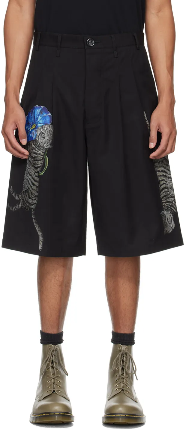 Flower Cat Shorts