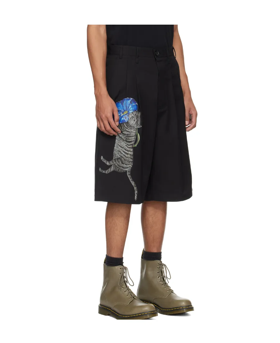Flower Cat Shorts