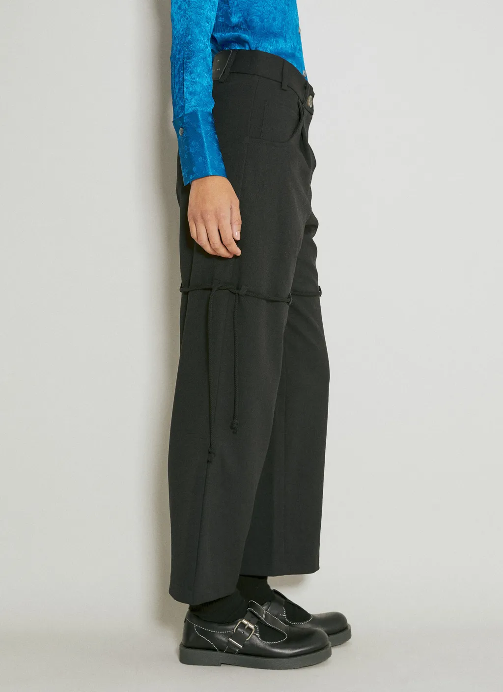 Straight-Leg Tailored Pants