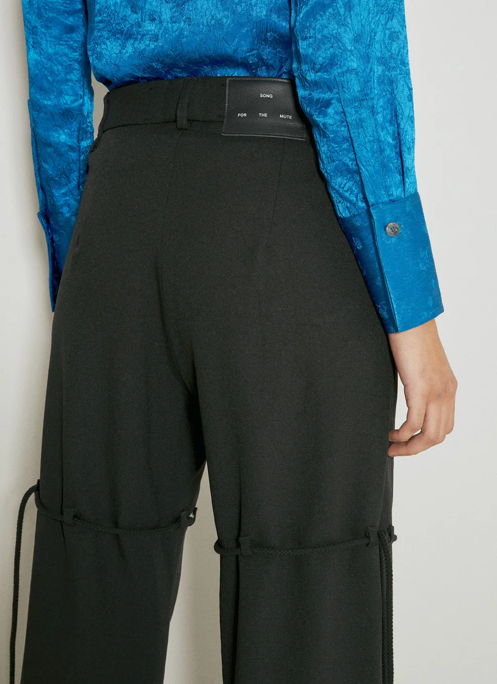 Straight-Leg Tailored Pants