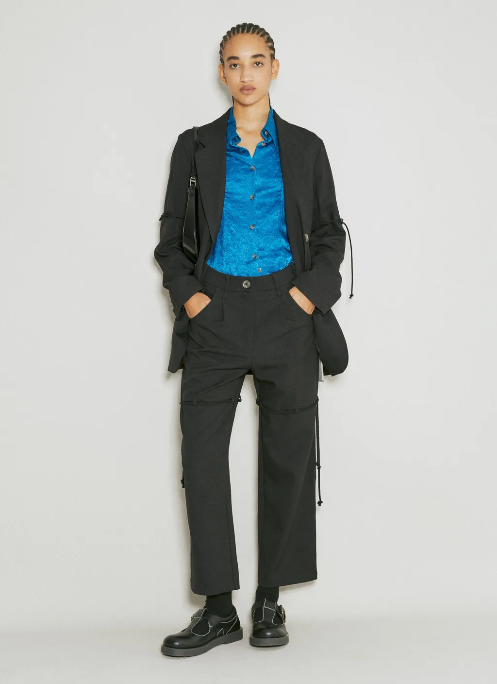 Straight-Leg Tailored Pants
