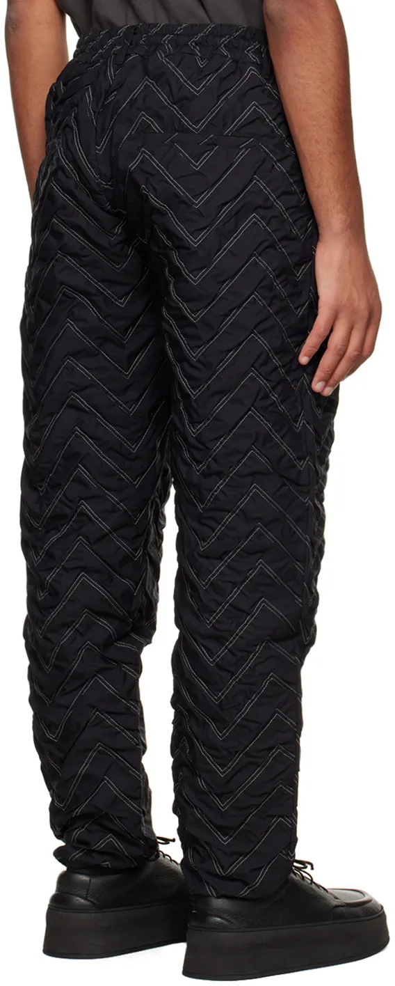 Logo Quilted Casual Pants