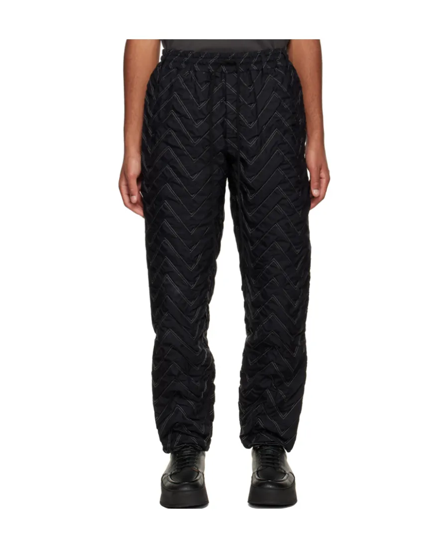 Logo Quilted Casual Pants