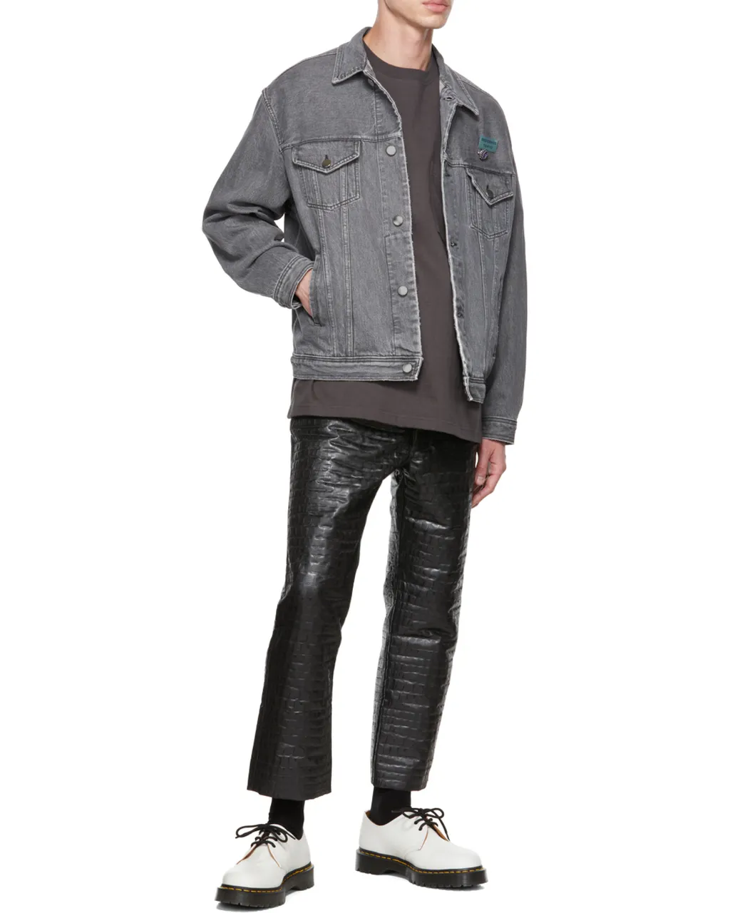 Logo Sewn Casual Pants