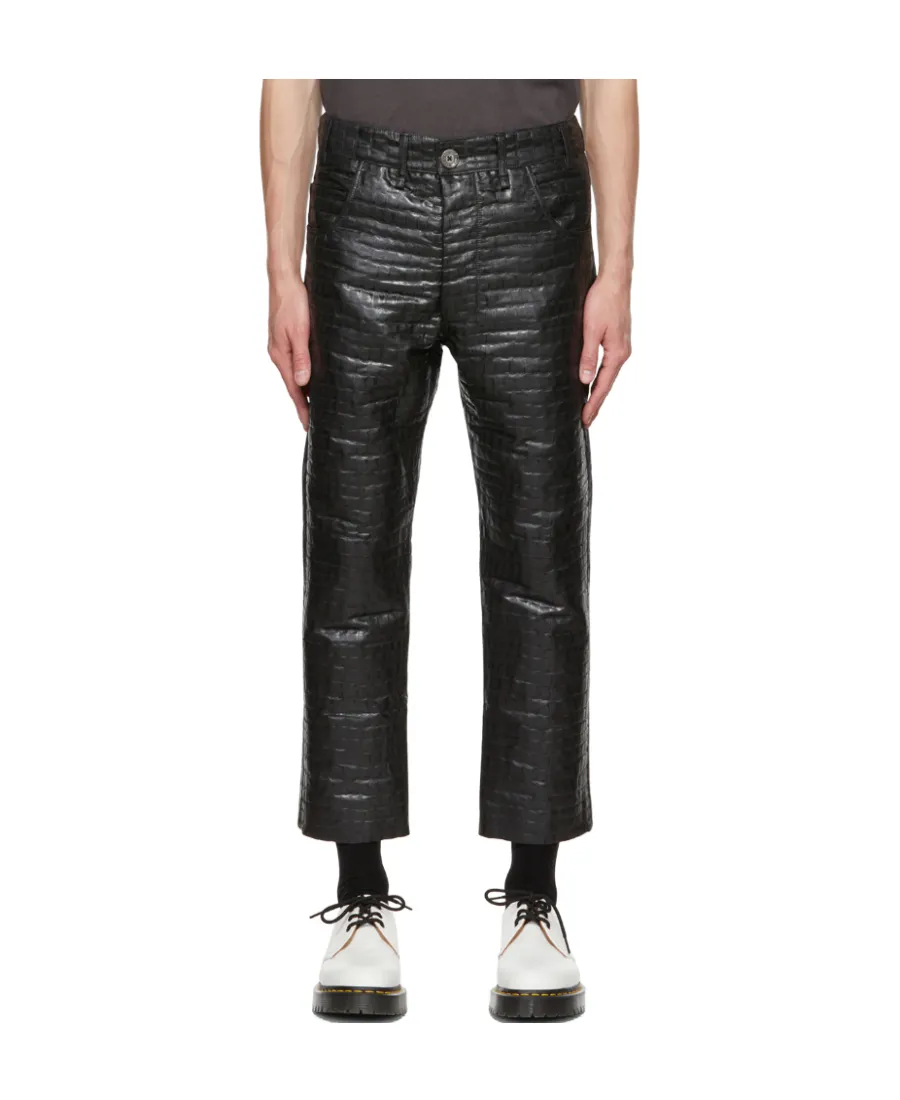 Logo Sewn Casual Pants