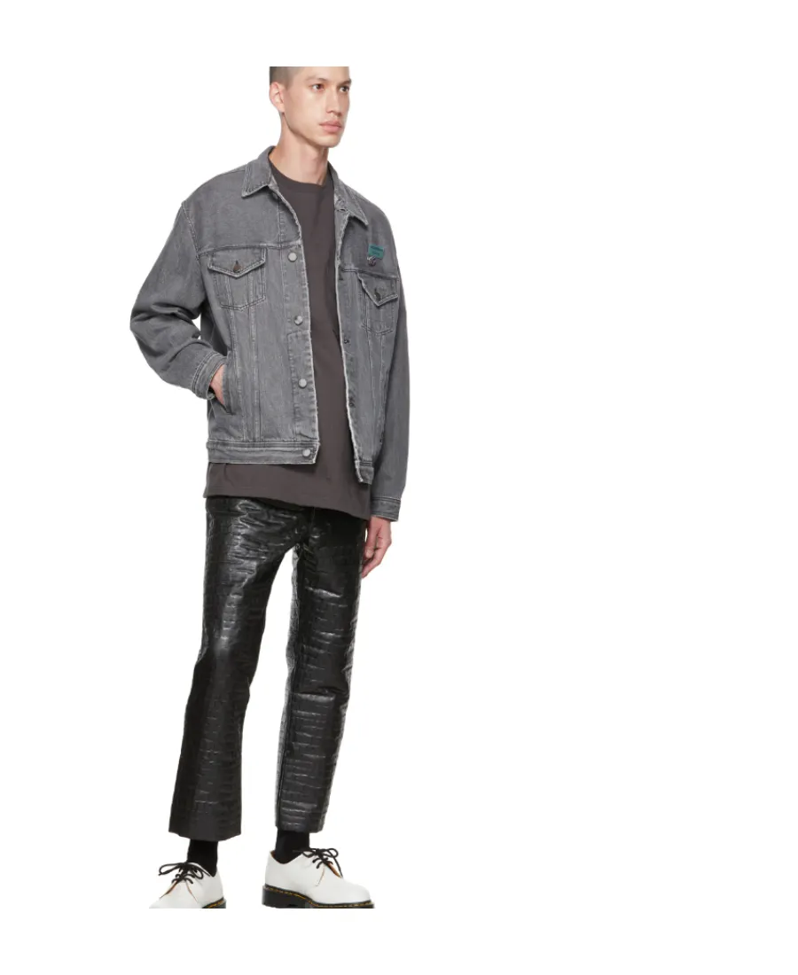 Logo Sewn Casual Pants