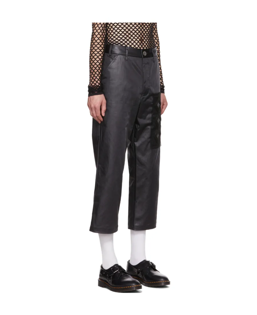 Logo Wide-Legged Casual Pants
