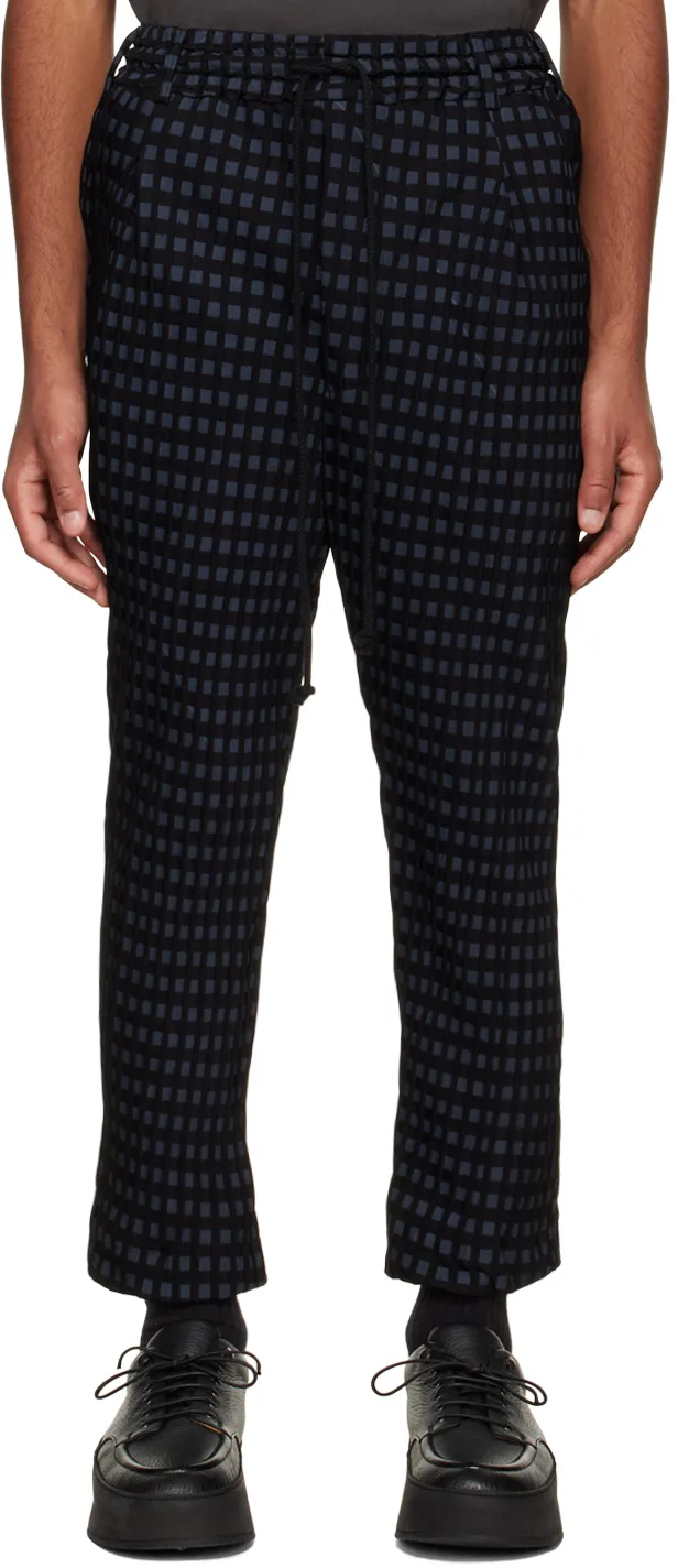 Pattered Cropped Trousers
