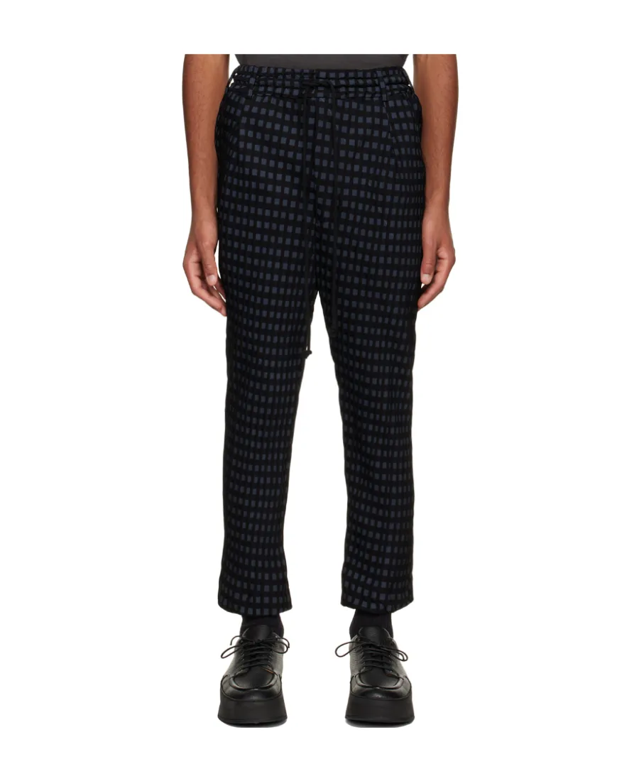 Pattered Cropped Trousers