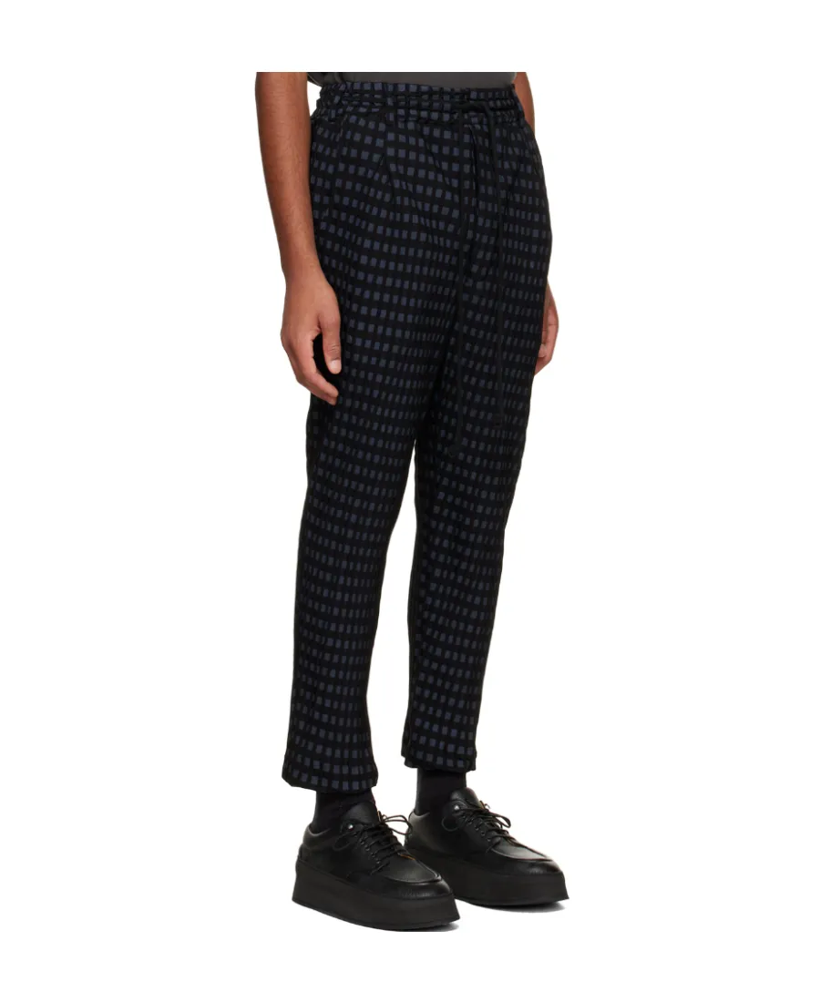 Pattered Cropped Trousers