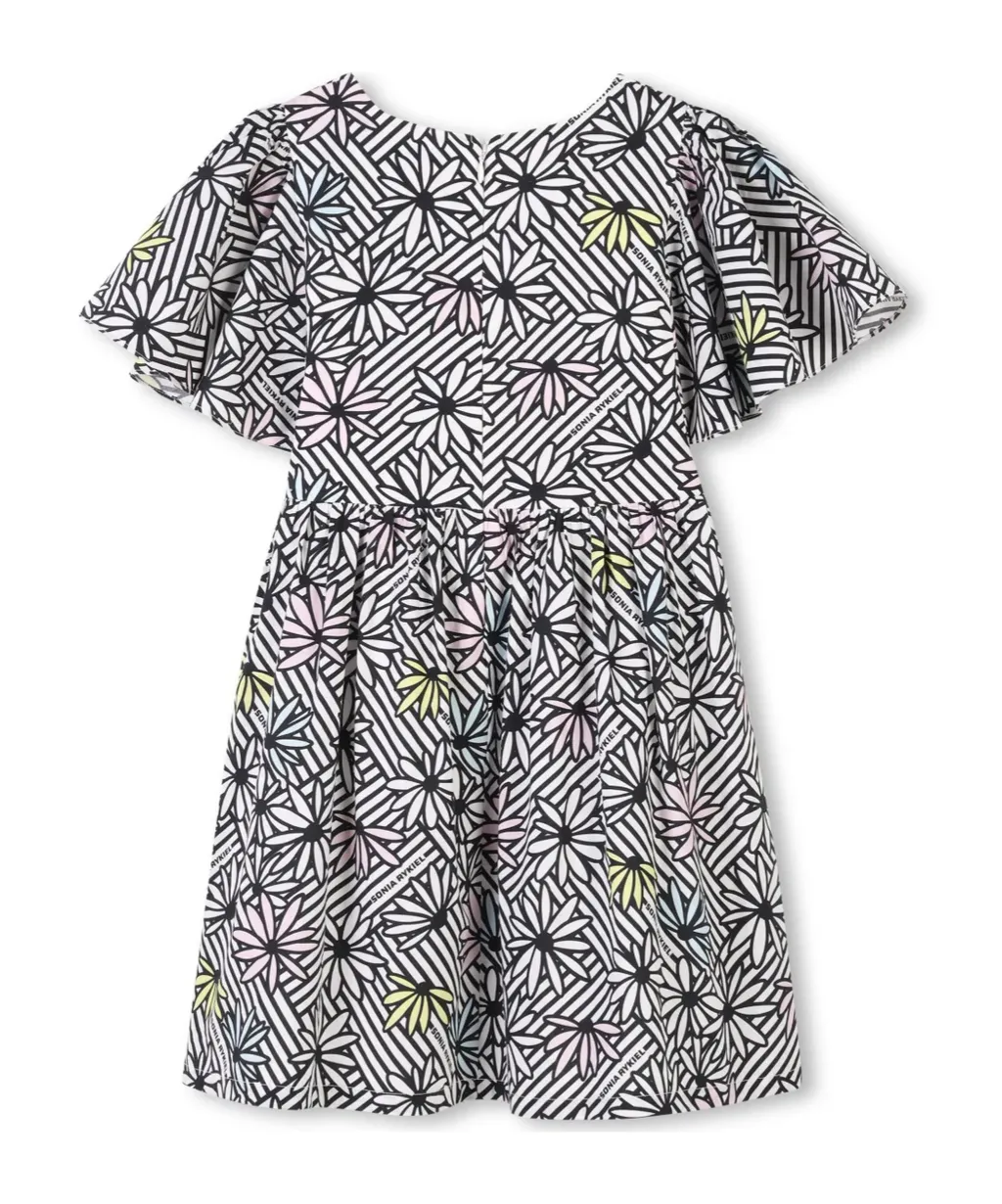 Graphic-Print Mini Dress