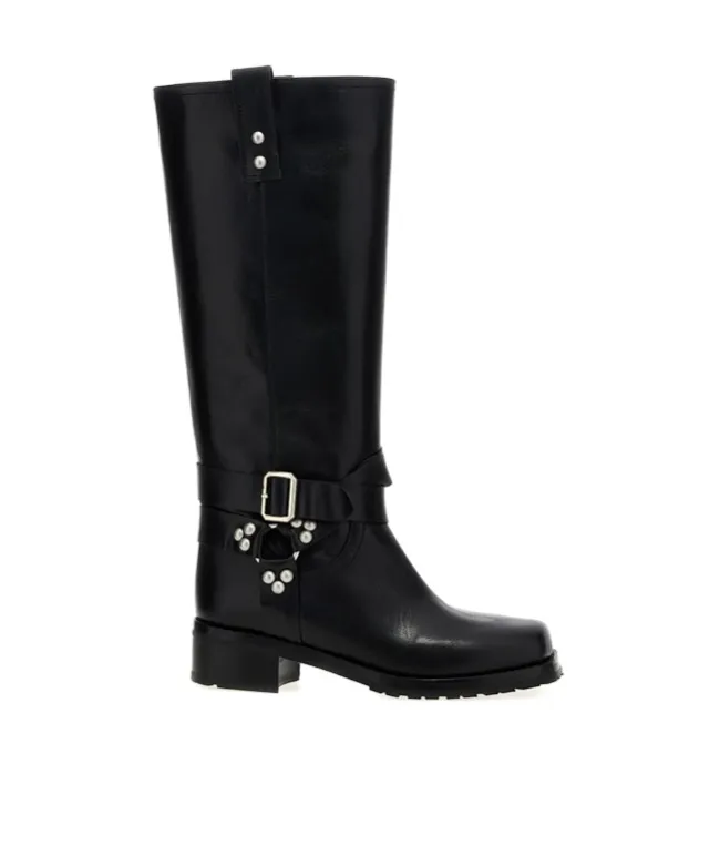 Square-Toed Short Boots