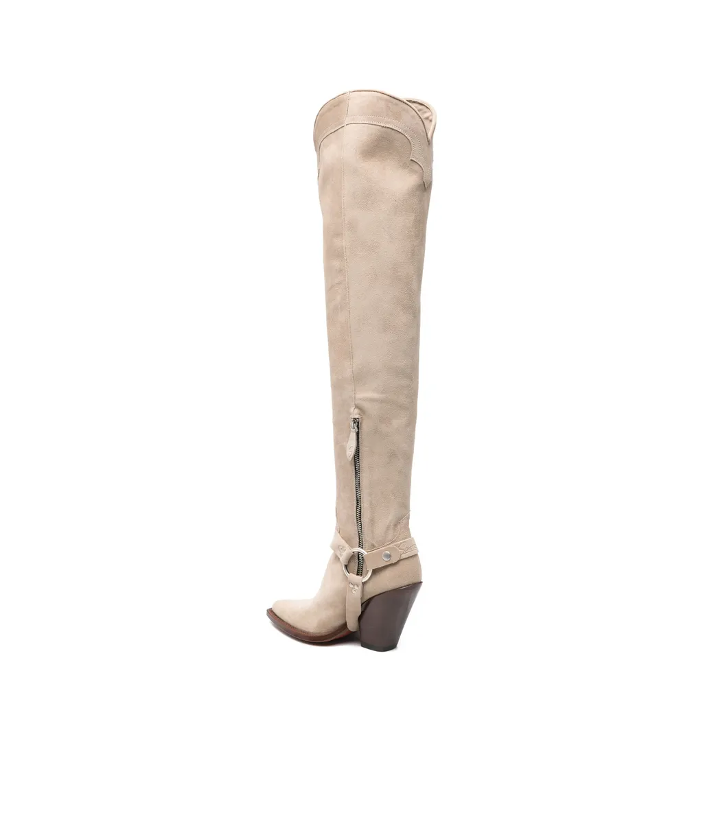 Reynosa Belt 90Mm Suede Boots