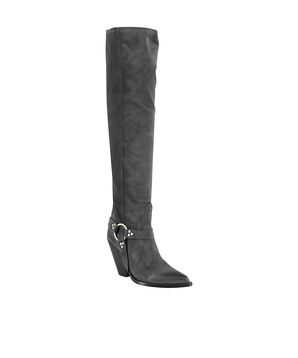 Thick-Heeled Boots