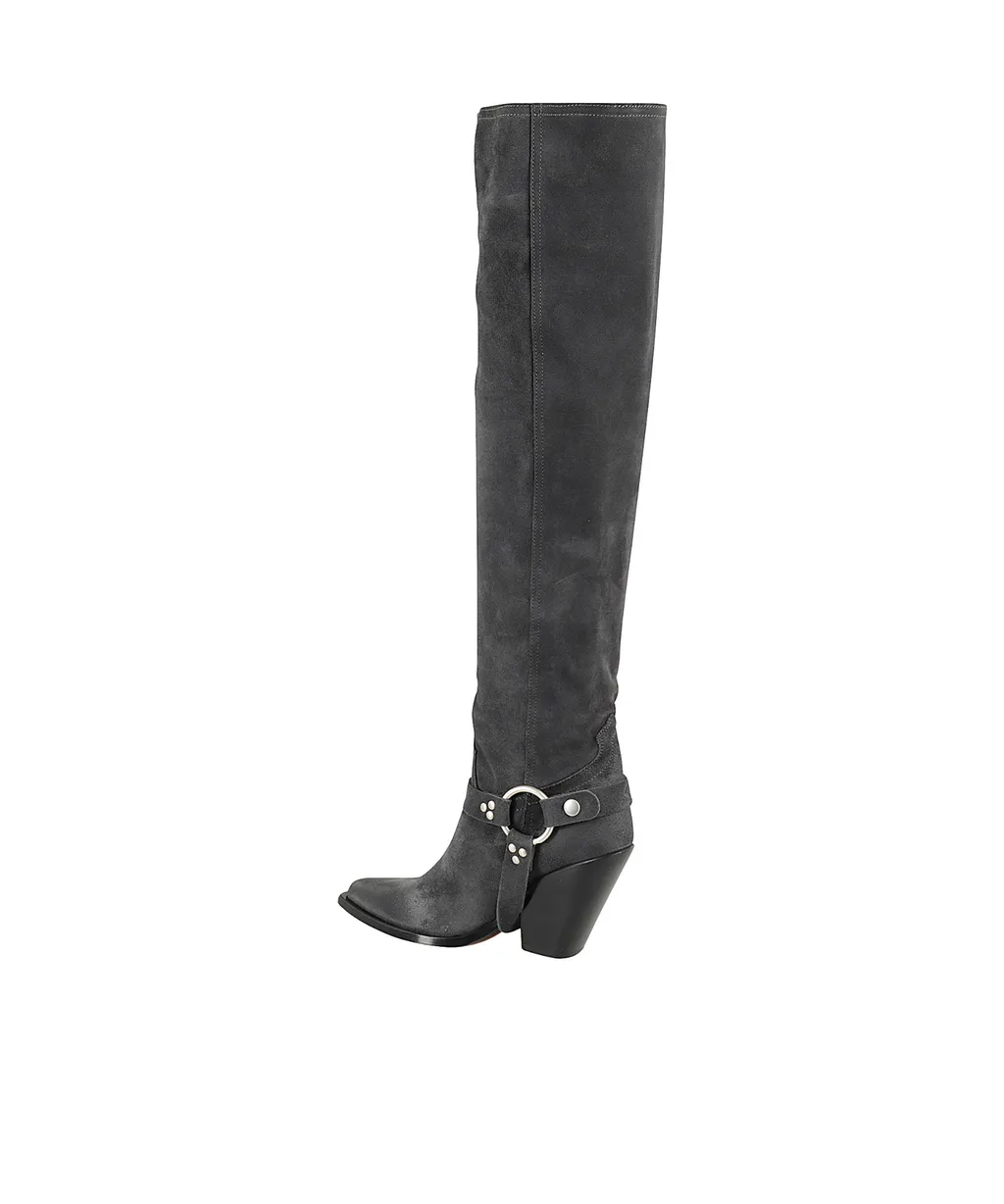 Thick-Heeled Boots