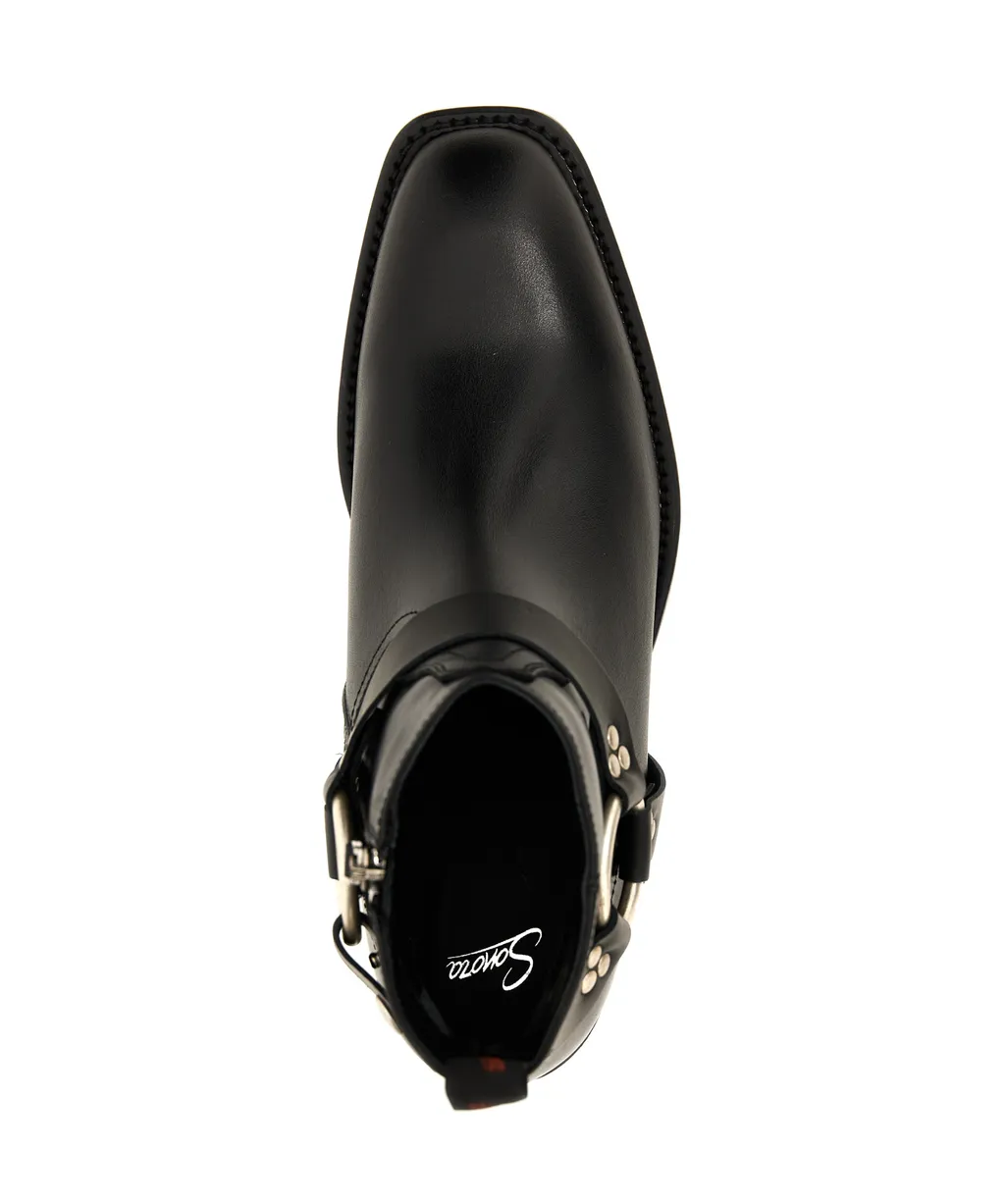 Dulce Belt Ankle Boots