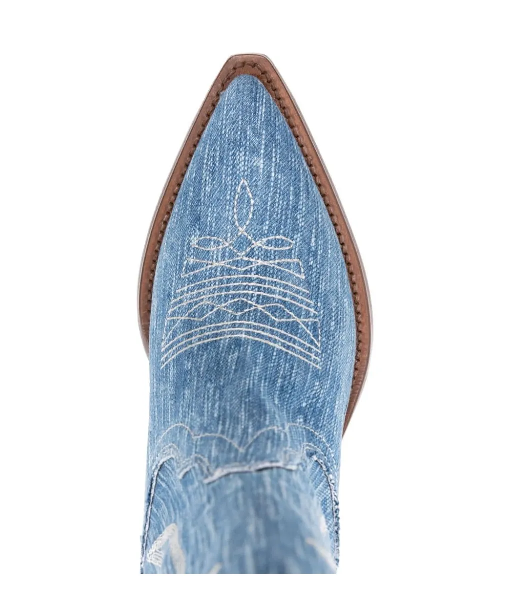 Santa Fe 35Mm Denim Boots