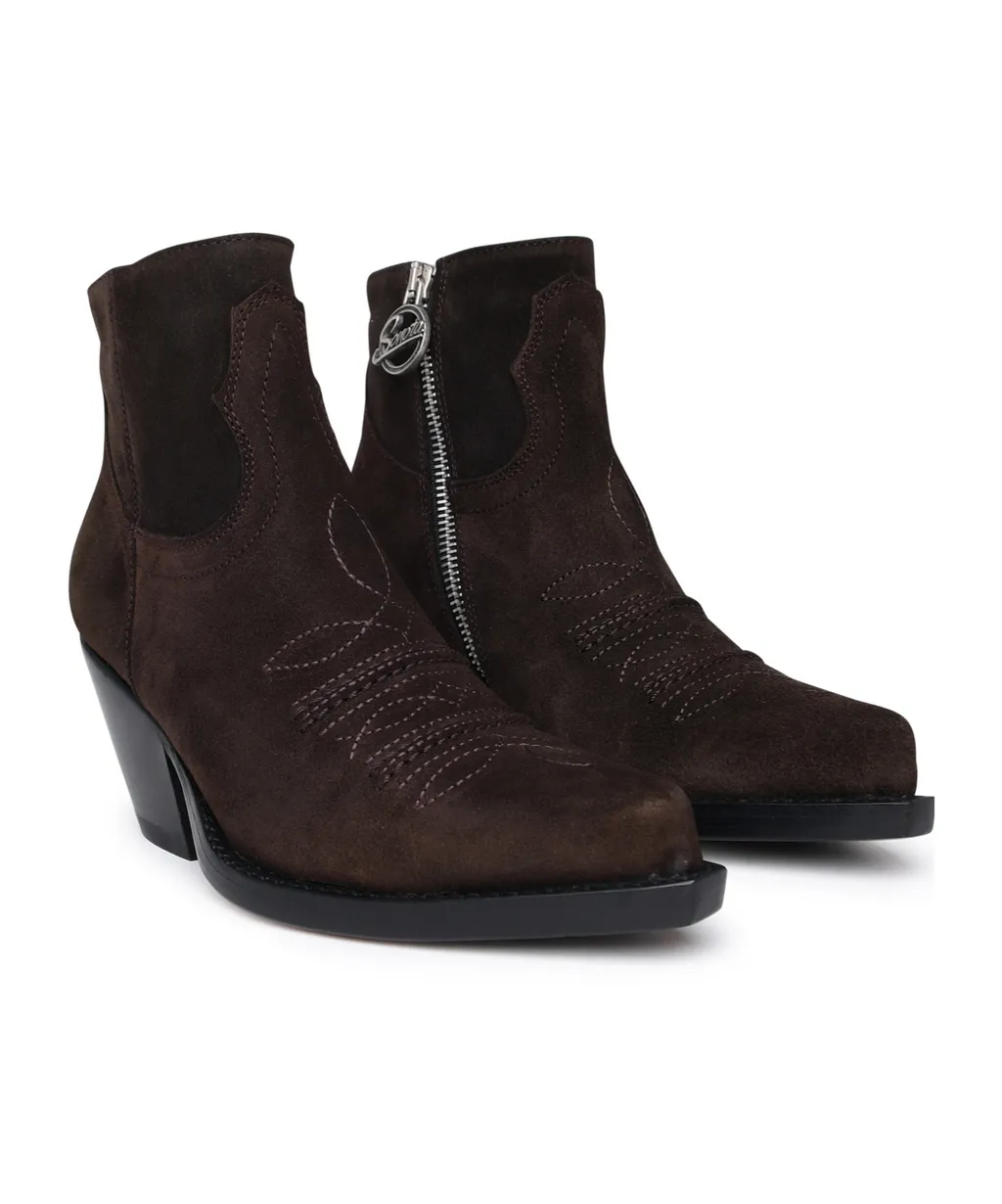 Hidalgo 85Mm Leather Ankle Boots
