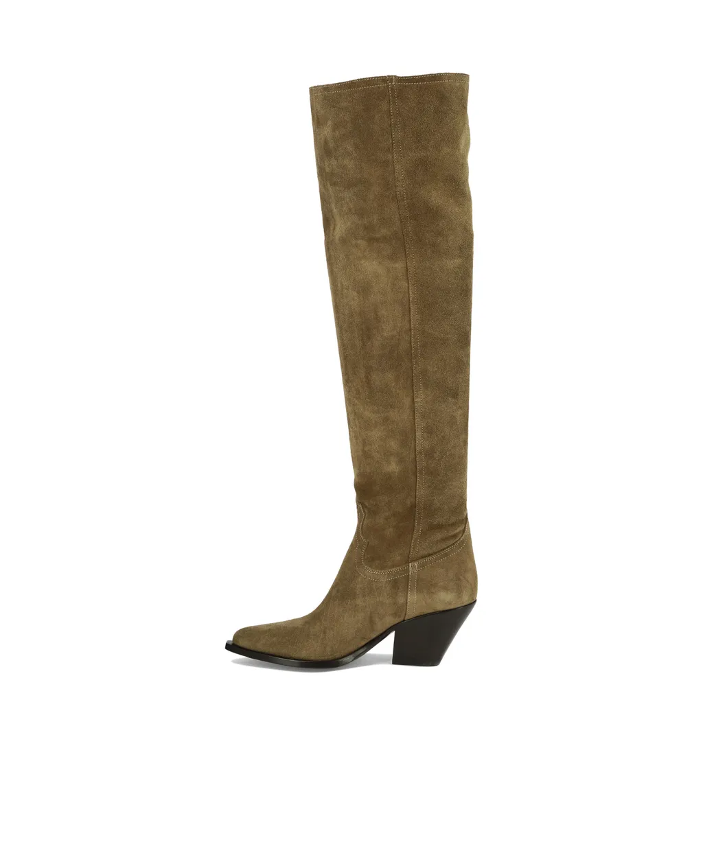 70Mm Suede Boots