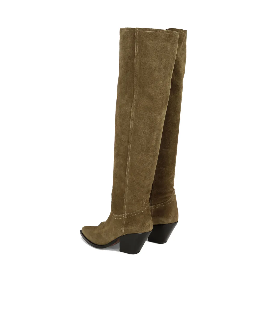 70Mm Suede Boots