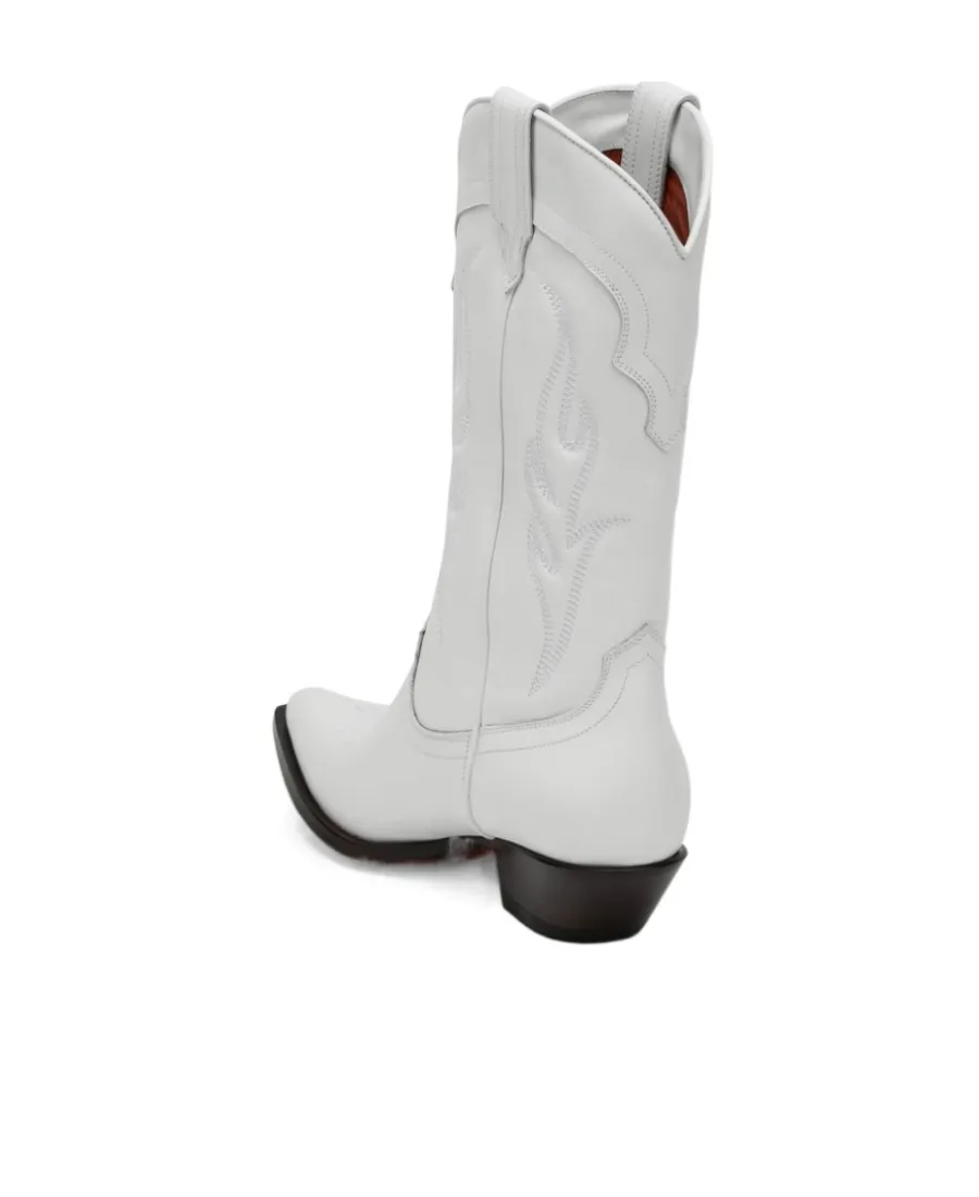 Santa Embroidered Cowboy Boots