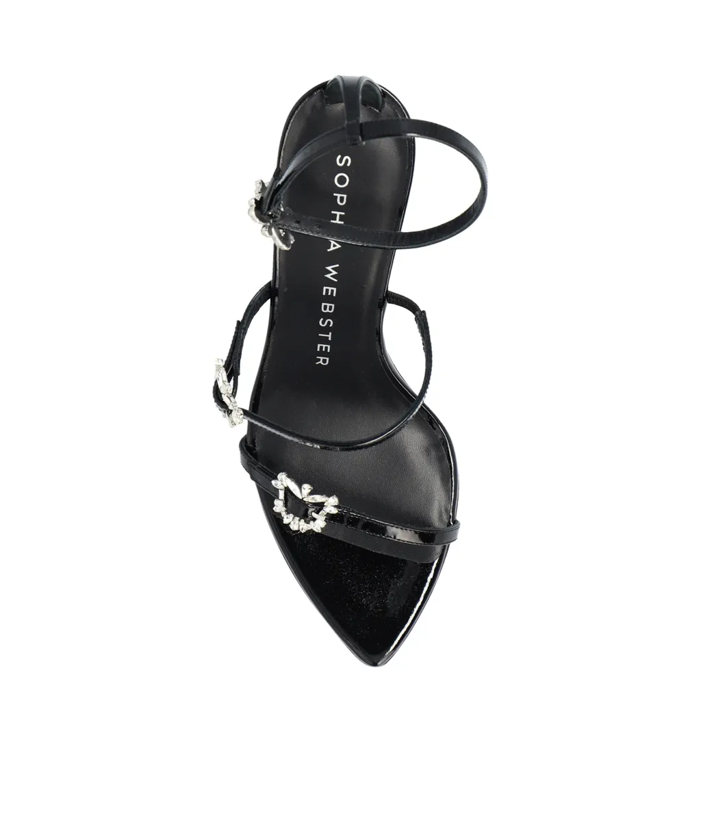 Crystal Embellished Strappy Pumps