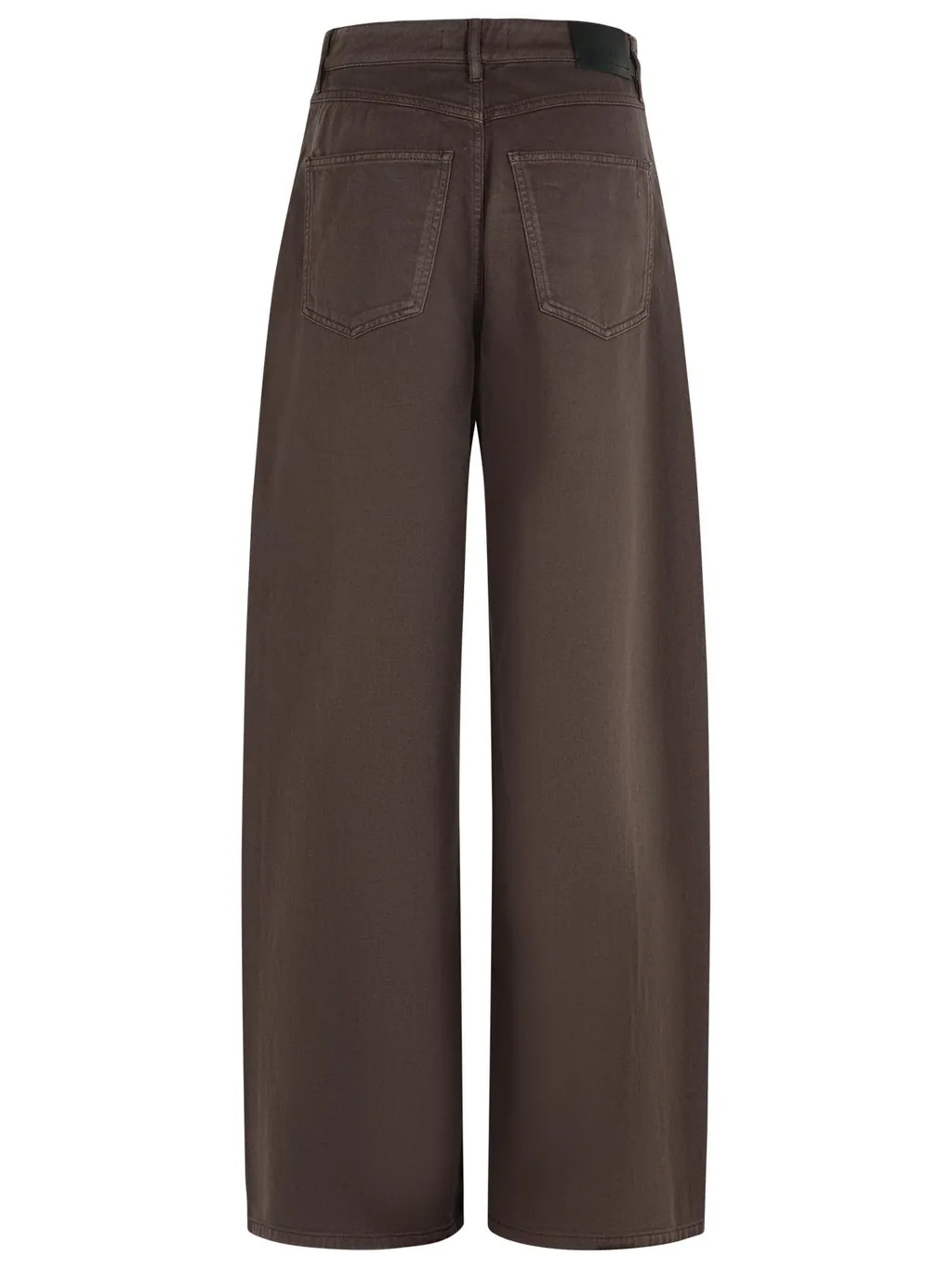 Siamese Logo-Patch Wide-Leg Jeans