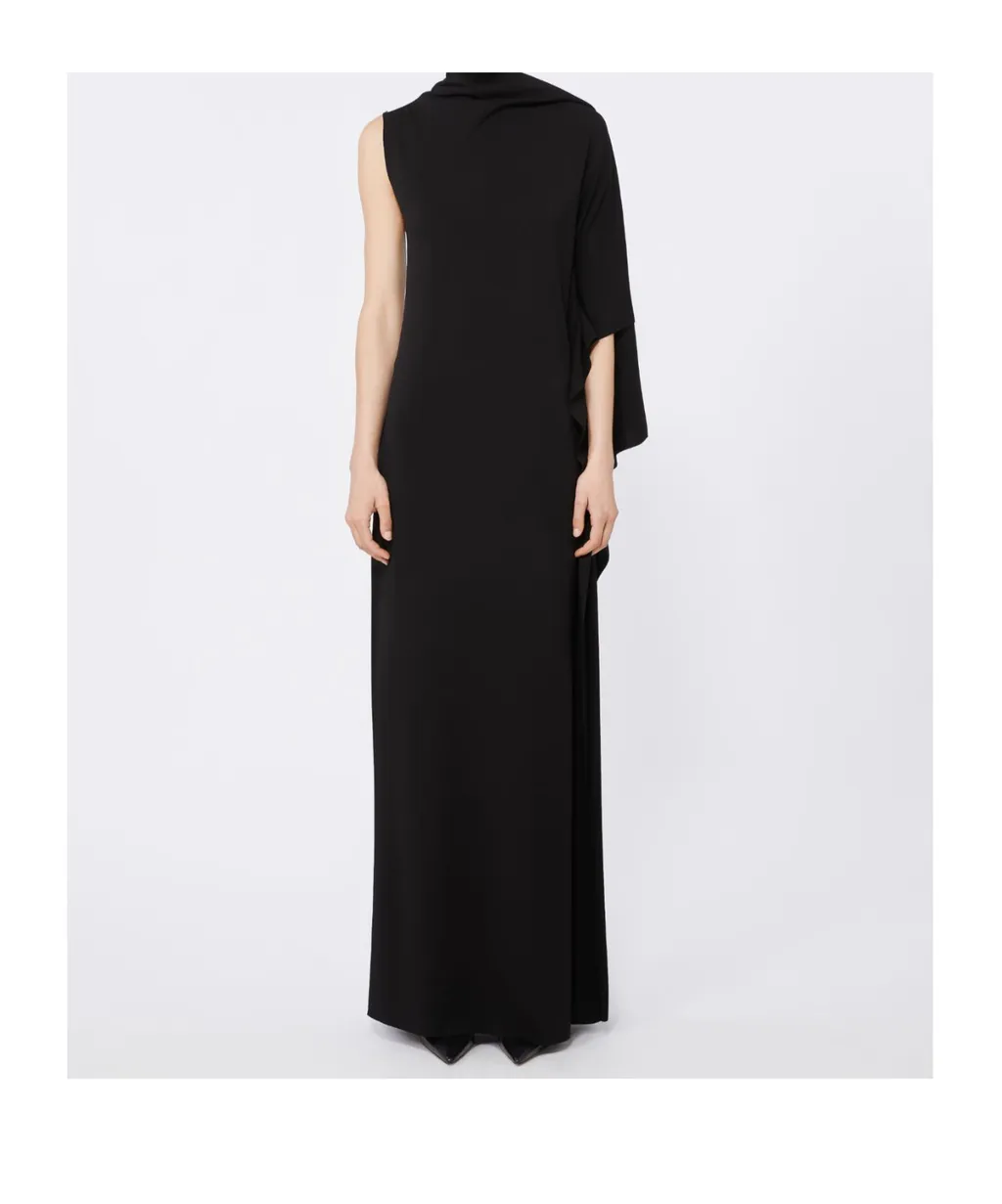 Ruffled Asymmetric Dress