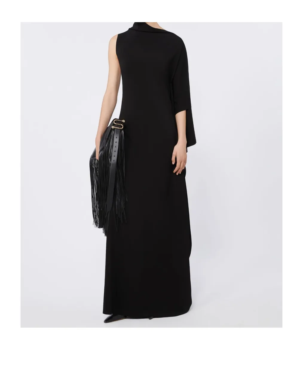 Ruffled Asymmetric Dress
