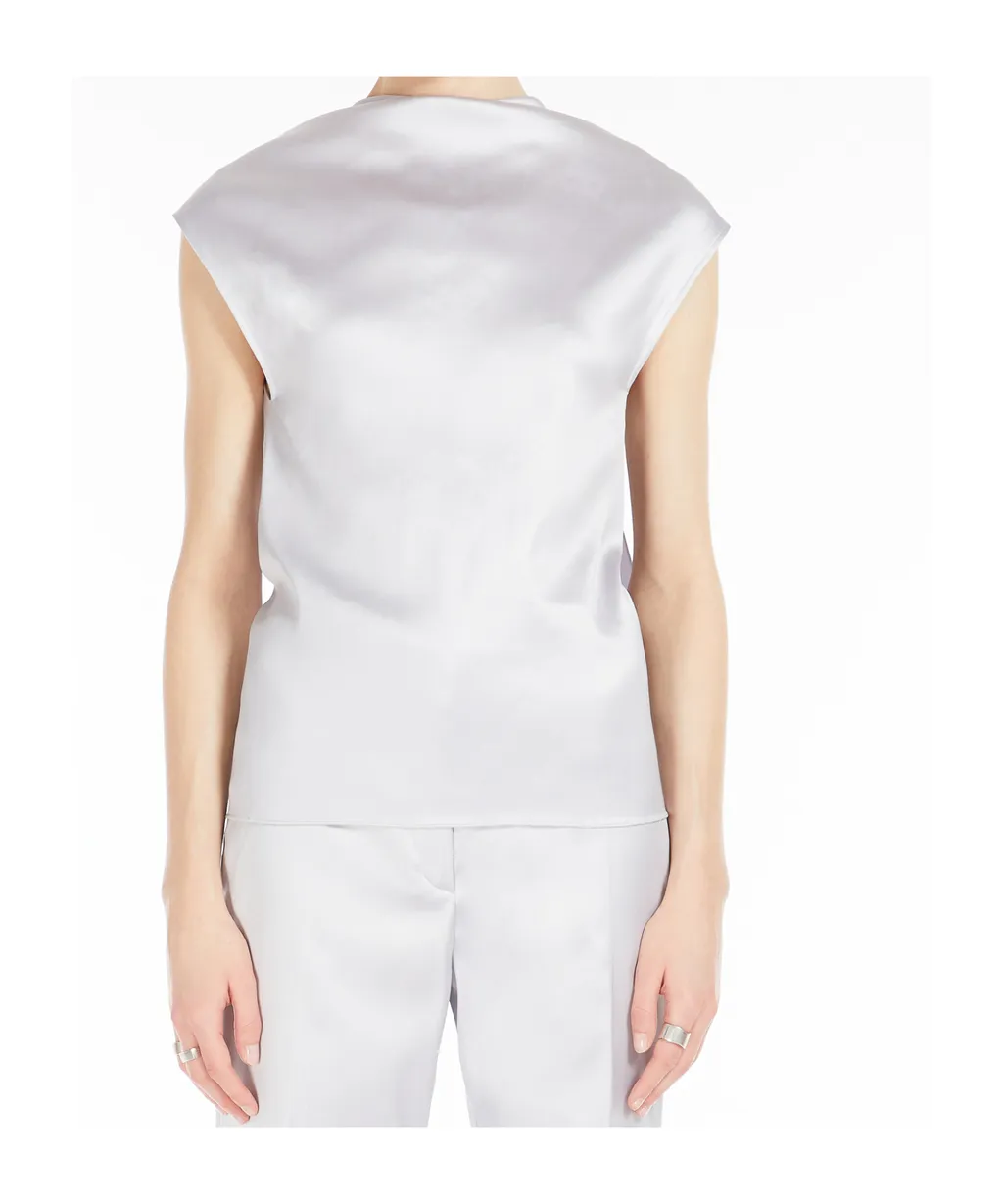 Draped Sleeveless Top