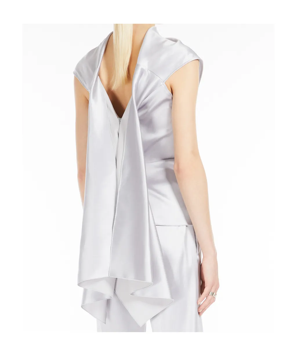 Draped Sleeveless Top