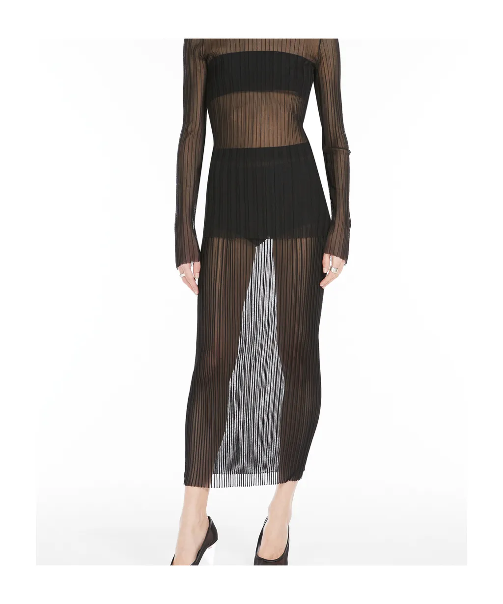 Album1234 Ribbed-Knit Pencil Skirt