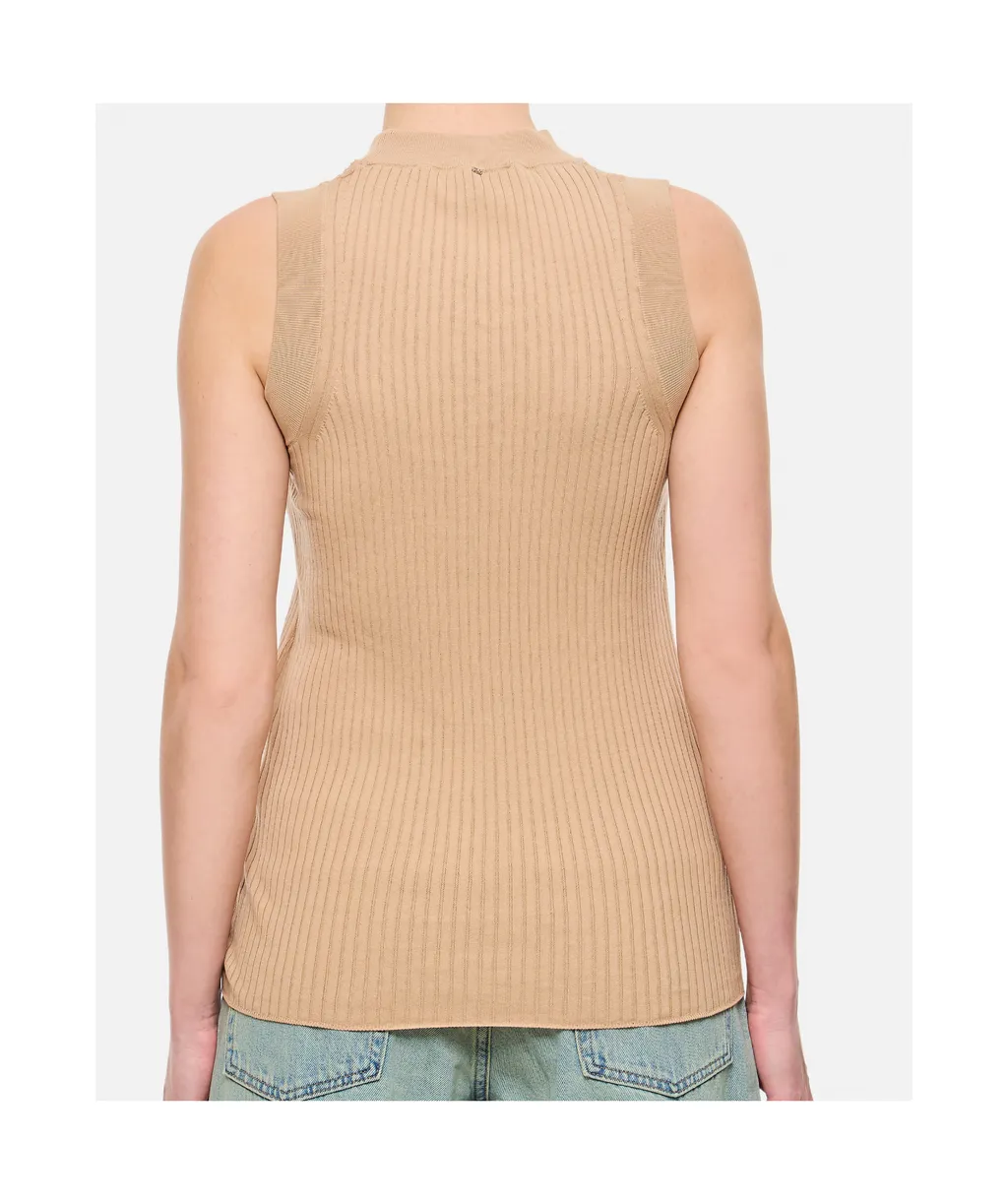 Tione Crewneck Sleeveless Tank Top