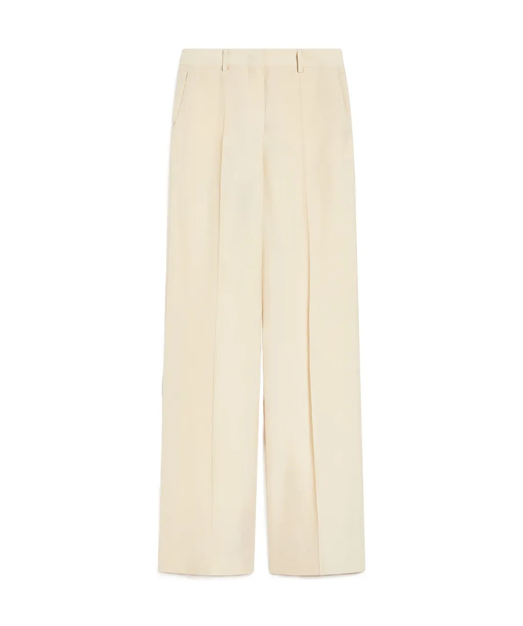 Low-Rise Flared Trousers