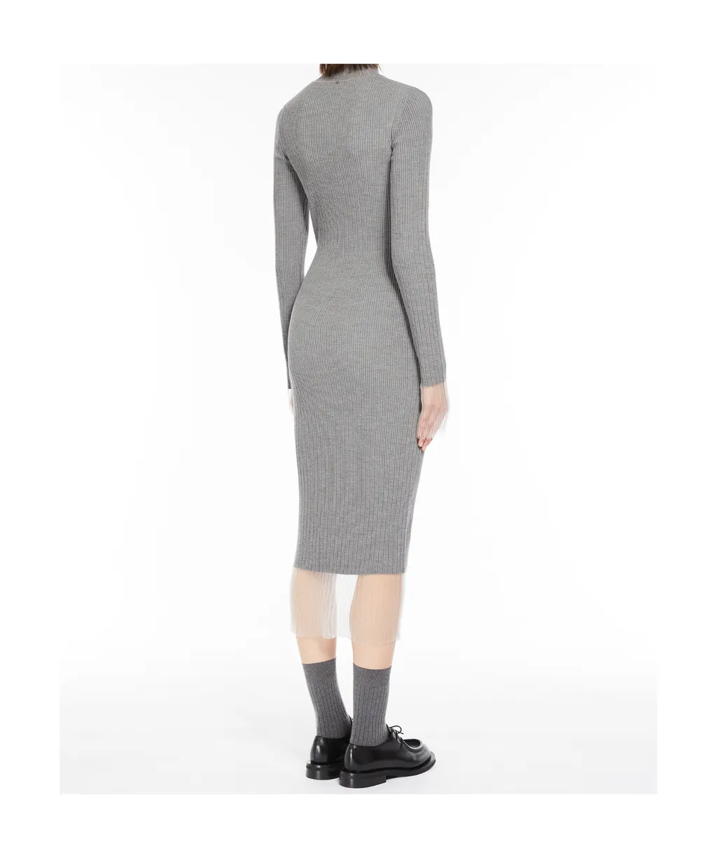 Small High-Neck Knitted Dress
