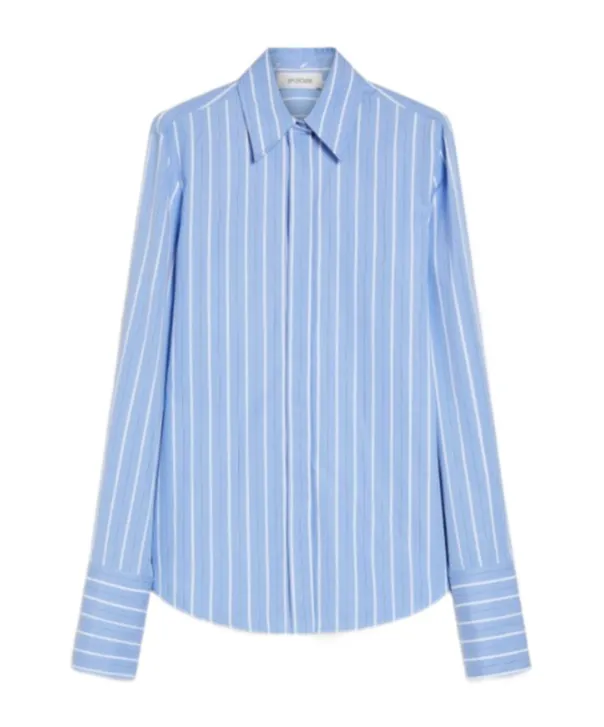 Striped Button-Up Shirt