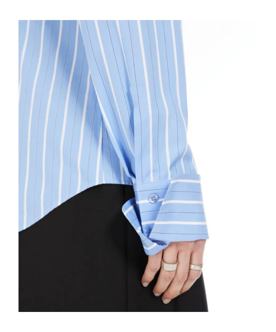 Striped Button-Up Shirt