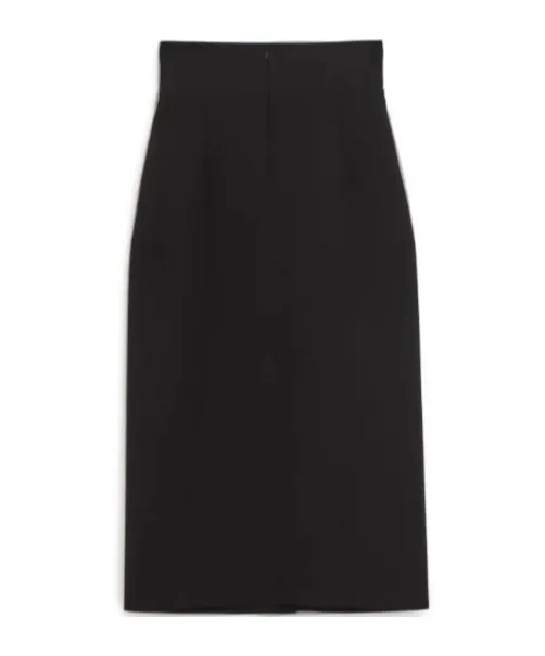 Wool Mid-Length Skirt