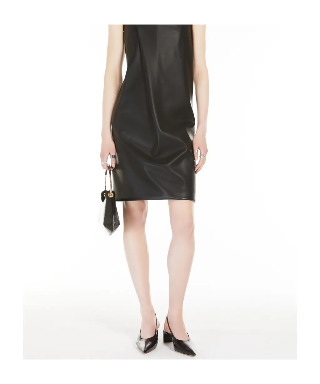 Low Slingbacks In Shiny Calfskin With A Pointed Toe