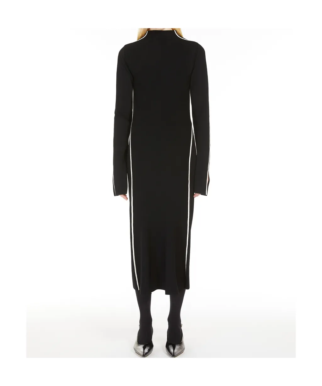 Side Striped Knit Dress