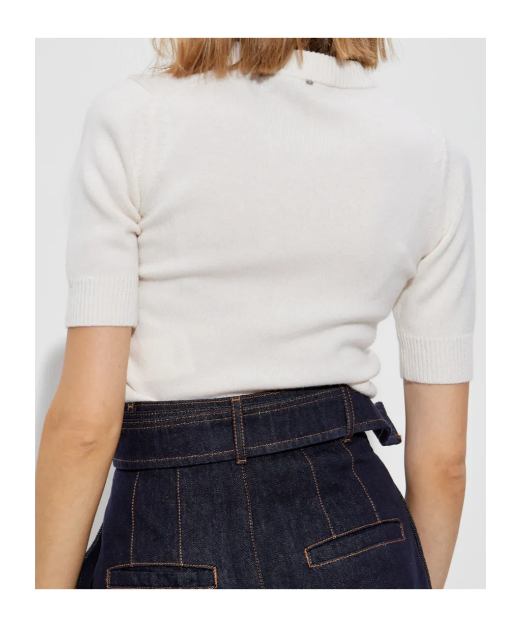 Short-Sleeved Sweater